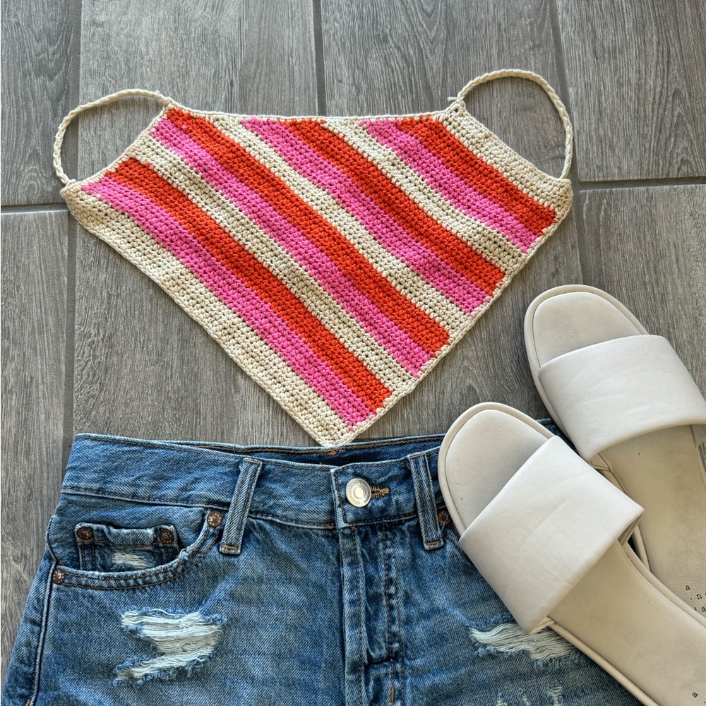 women’s crochet summer top